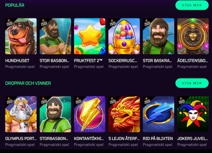 Buumi Casino Sweden spel